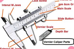 vernier caliper parts and their main function